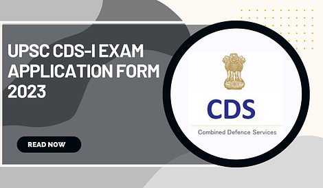 UPSC CDS I 2024 Notification Out Application Form Start Apply Now